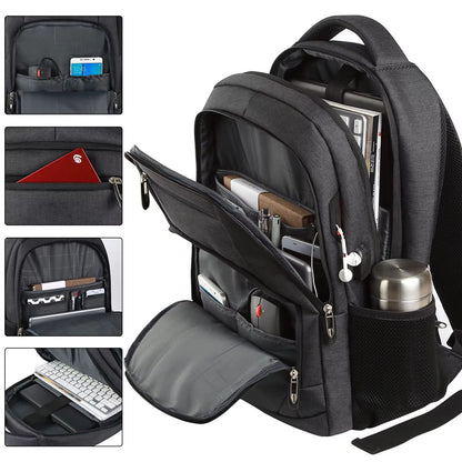 Mens Waterproof Travel Backpack  Large Capacity Laptop  Camera Bag For Outdoor Hiking  Daily Use 1