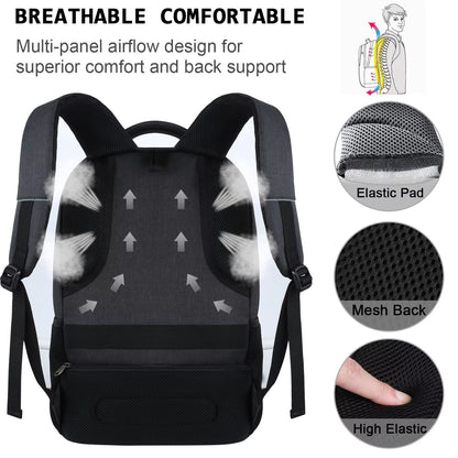 Mens Waterproof Travel Backpack  Large Capacity Laptop  Camera Bag For Outdoor Hiking  Daily Use 4
