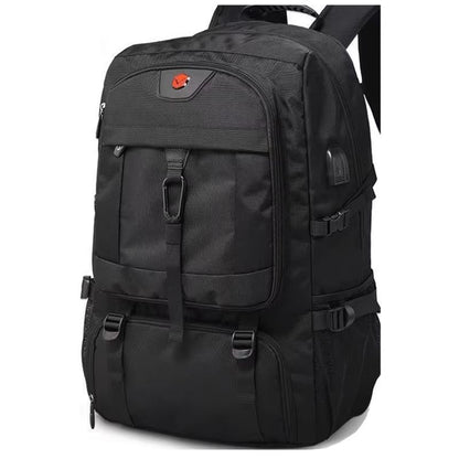Mens Large Capacity Travel Backpack  50L80L Waterproof Outdoor Sports Bag With Shoe Compartment 1