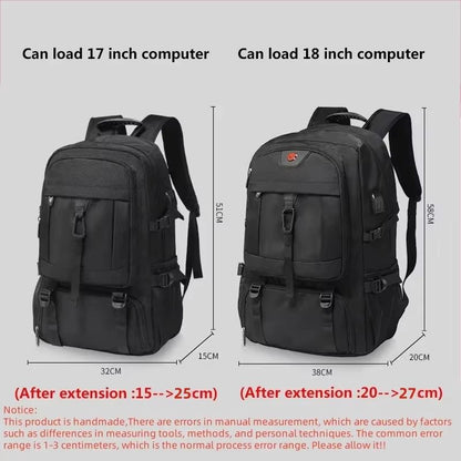 Mens Large Capacity Travel Backpack  50L80L Waterproof Outdoor Sports Bag With Shoe Compartment 5