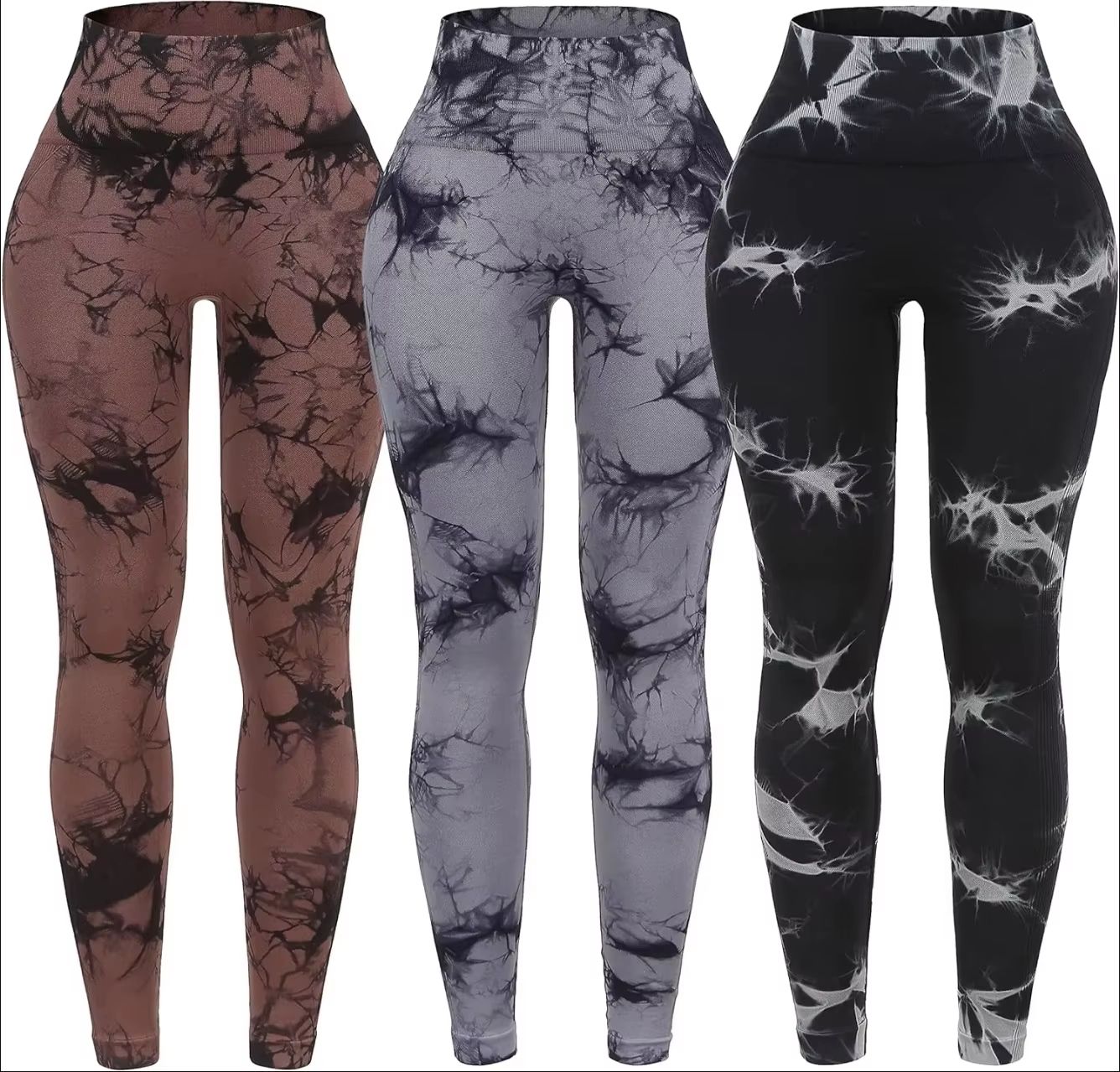 Women's Seamless High Waist Yoga Pants – Push Up Fitness Leggings for Gym, Workout & Daily Wear
