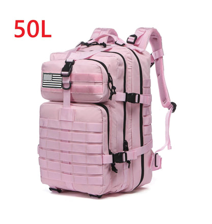 25L50L Tactical Waterproof Backpack  1000D Nylon Outdoor Rucksack For Hiking Camping Fishing  Hunti 19