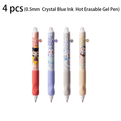 Deli Black Ink Crystal Blue Ink Hot Erasable Gel Pen Cute Office Supplies  School Stationery Writin 3