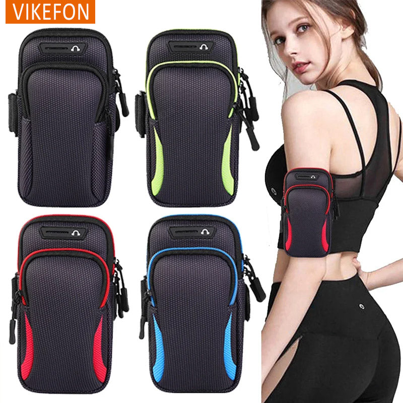 Universal Armband Sport Phone Case, Sports Mobile Bag, Running Arm Phone Holder for iPhone Xiaomi Huawei Up to 7.5 Inch