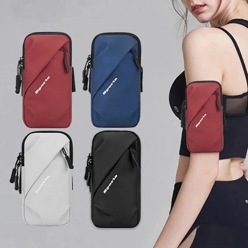 PU Sports Armband Phones Arm Bag, Running Phone Holder Jogging Bags for iPhone, Samsung Universal Waterproof Running