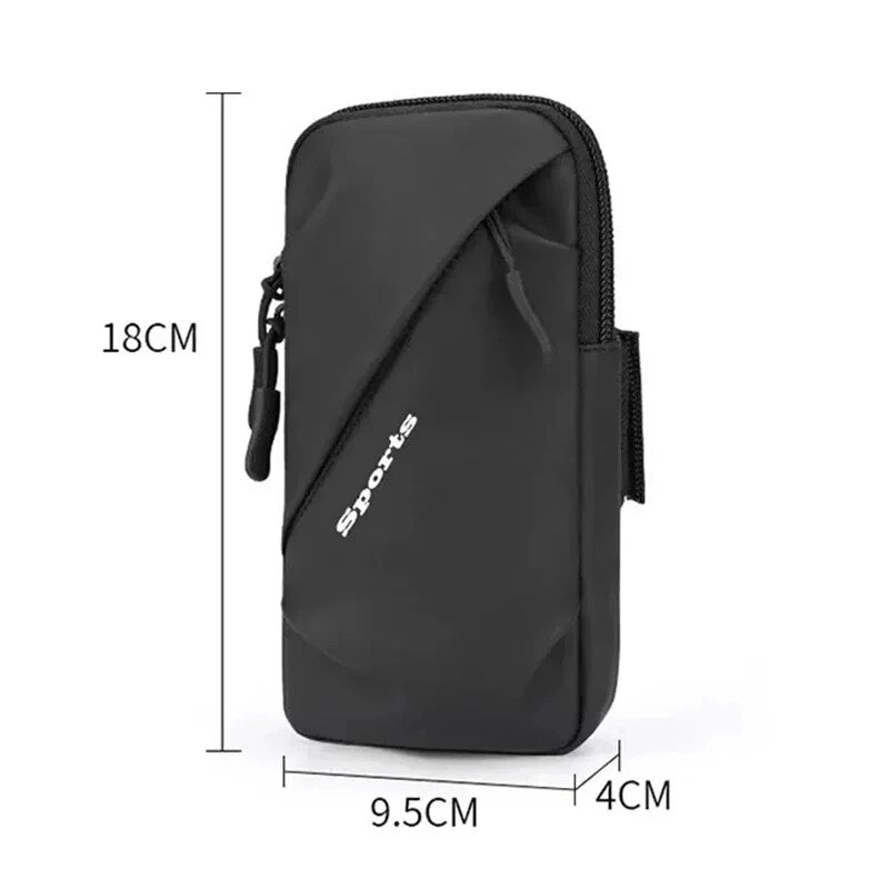 PU Sports Armband Phones Arm Bag, Running Phone Holder Jogging Bags for iPhone, Samsung Universal Waterproof Running