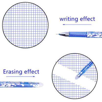 Erasable Gel Pen Refill Rod Set BlueBlack Ink Washable Handle Smooth Writing School  Office Station