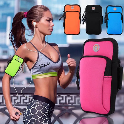 Universal 6inch Running Armband Phone Case, Gym Fitness Jogging Arm Band Holder, High Quality Phone Bag for Phones