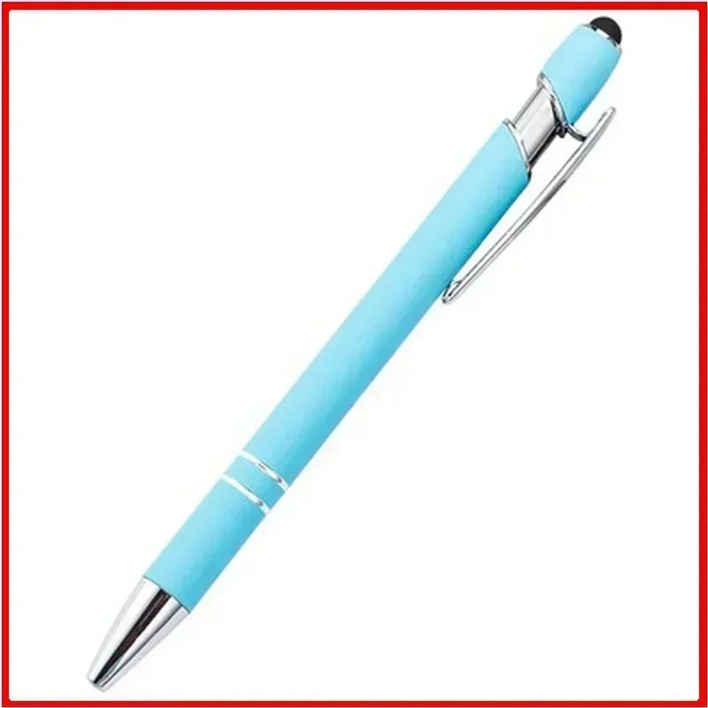 Wholesale Metal Ballpoint Pens With Touch Screen Tip Office School Promotional Advertising Pen With 5