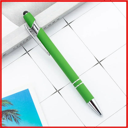 Wholesale Metal Ballpoint Pens With Touch Screen Tip Office School Promotional Advertising Pen With 6