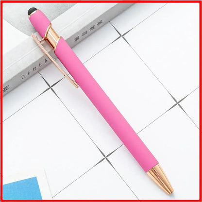 Wholesale Metal Ballpoint Pens With Touch Screen Tip Office School Promotional Advertising Pen With 3