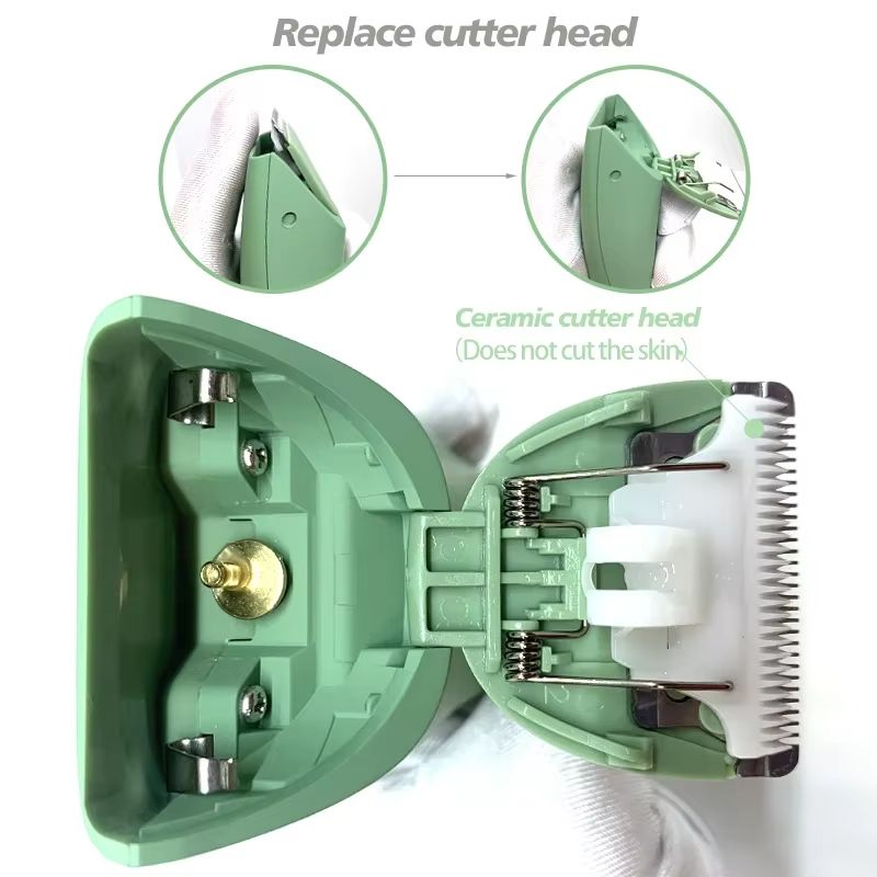 Mens Waterproof Body Hair Trimmer  Groin  Pubic Groomer With Replaceable Ceramic Blade 4