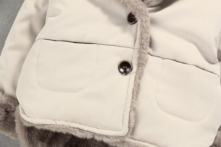 Cartoon Hooded Plus Velvet Infant Boys Coat Autumn Winter Baby Fleece Jacket Newborn Baby Girls War 2