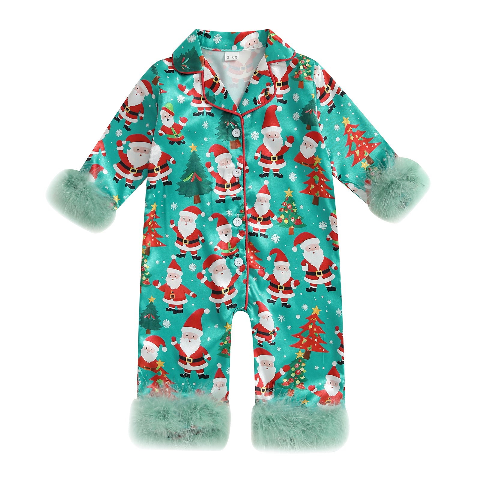 Cozy Reindeer Print Fleece Footed Sleeper, Toddler Christmas Jumpsuit Pajamas with Zipper Front & Hood