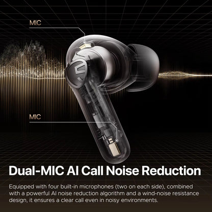 SoundPEATS T3 Pro Wireless Earbuds With Active Noise Cancelling And Multipoint Bluetooth 3