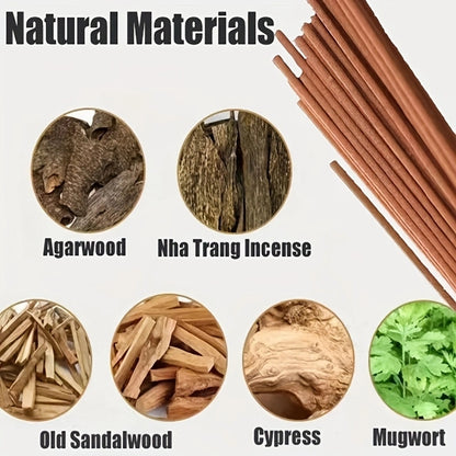 Natural Sandalwood Incense Sticks Home Incense Stick Set For Aroma Blessing Ceremony Meditation And 3