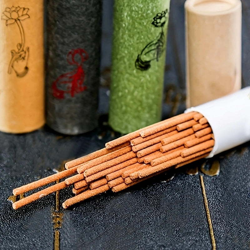 Natural Sandalwood Incense Sticks Home Incense Stick Set For Aroma Blessing Ceremony Meditation And 4