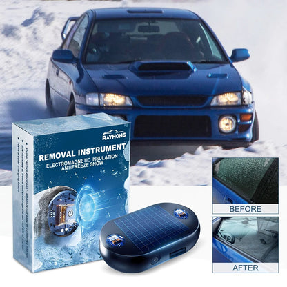 Car Windshield Snow Removal And Defroster Solar Powered Antifreeze Device 1