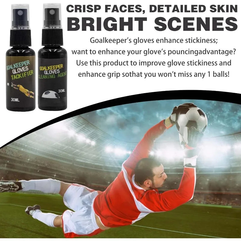 Max Grip 30ml Spray NonSlip Tackifier For Football Gloves Basketball  Goalkeeper Gloves  Cleaning A 1