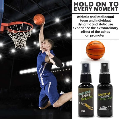 Max Grip 30ml Spray NonSlip Tackifier For Football Gloves Basketball  Goalkeeper Gloves  Cleaning A 3