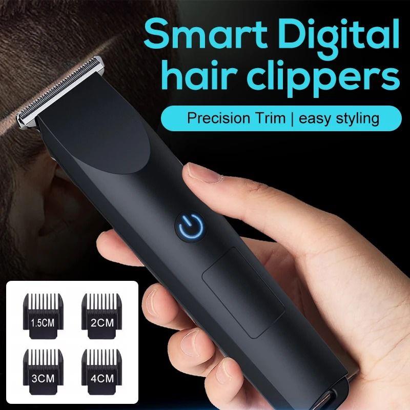 Electric Hair Clipper with Adjustable Cutter Head and USB Charging