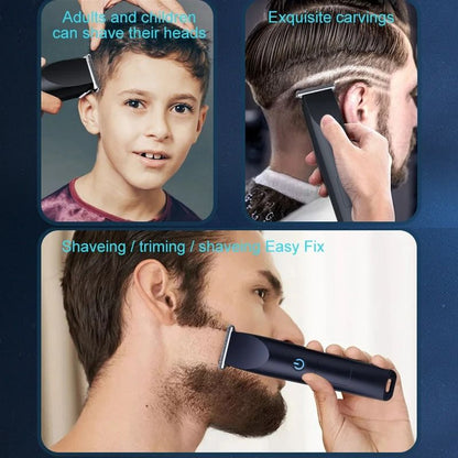 Electric Hair Clipper With Adjustable Cutter Head And USB Charging 5