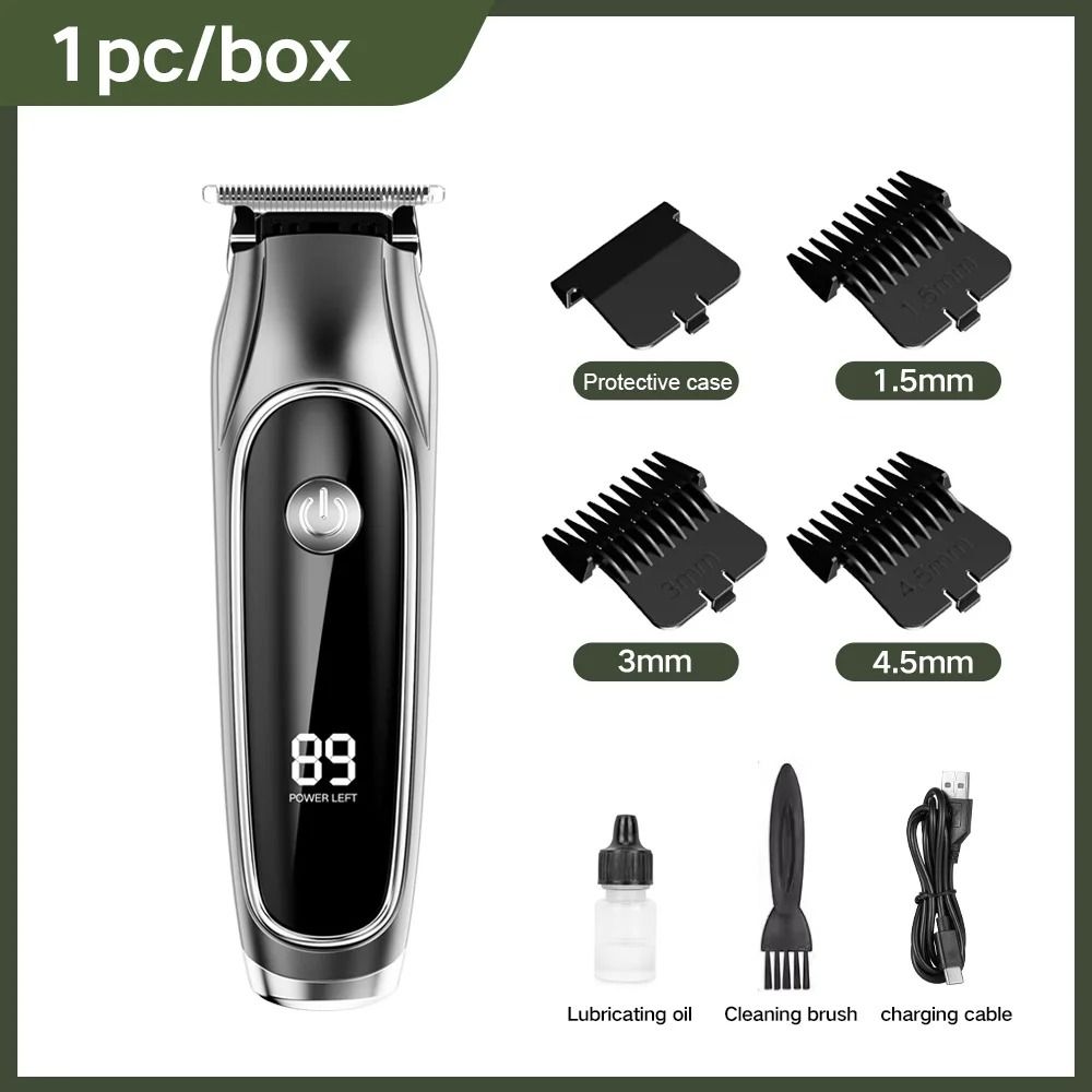 Electric Hair Clipper With Adjustable Cutter Head And USB Charging 8