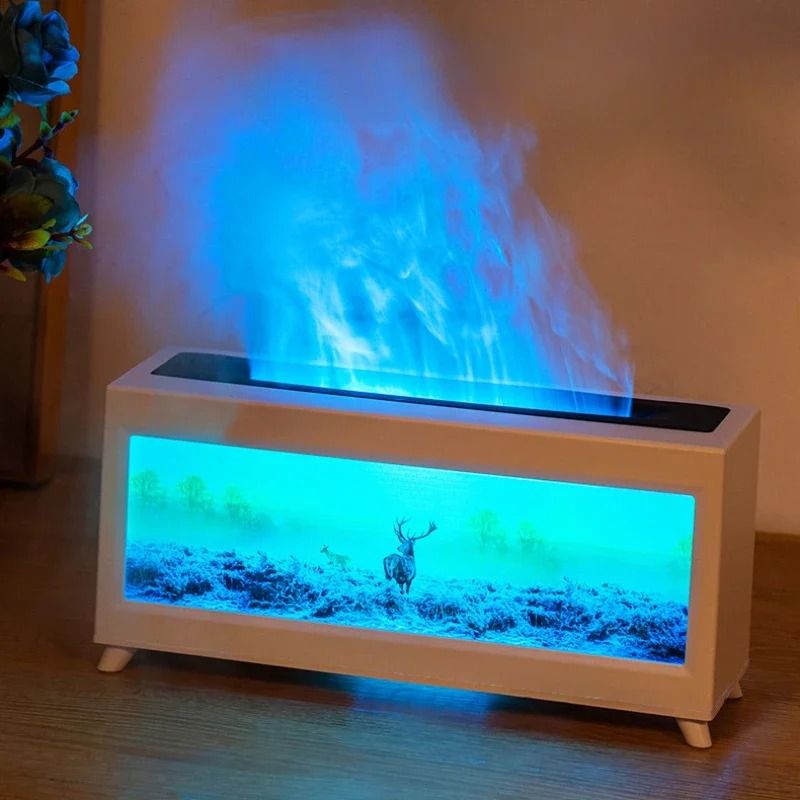 Flame Effect Essential Oil Diffuser and Humidifier