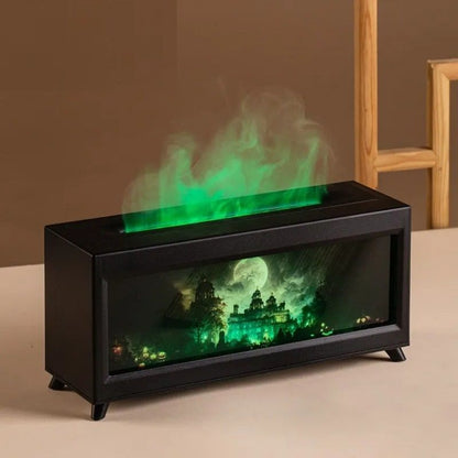 Flame Effect Essential Oil Diffuser And Humidifier 1