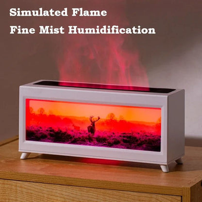 Flame Effect Essential Oil Diffuser And Humidifier 2