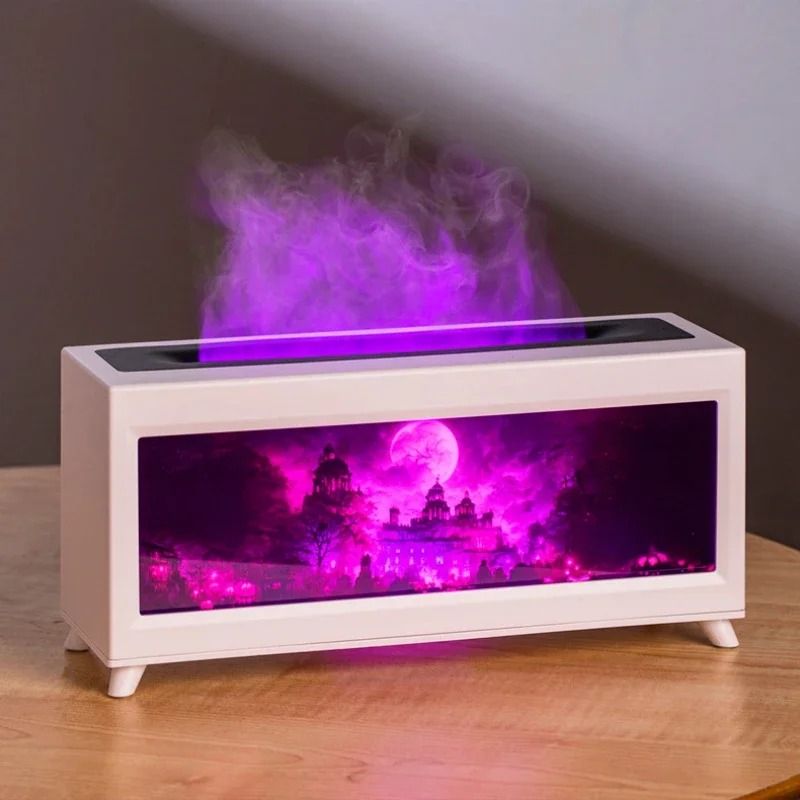 Flame Effect Essential Oil Diffuser And Humidifier 4