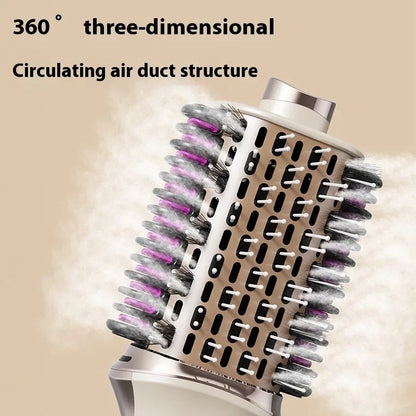3 in 1 Hot Air Comb Hair Straightener Curler, Hair Dryer Brush Styler, Multi Purpose Hair Straightening Comb