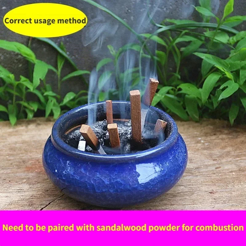 Natural Sandalwood Stick Fragrance, Pure Hand Split Wood for Relaxation, Healing, Meditation, Stress Relief & Aromather