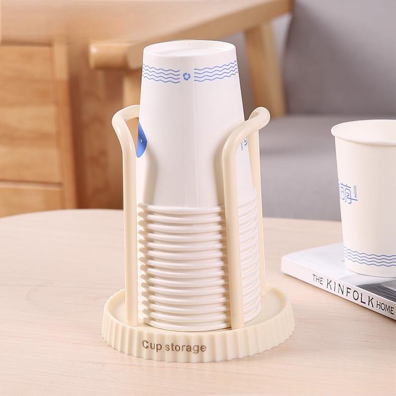 SpaceSaving Cup Taker Storage Rack Desktop Organizer For Disposable Paper Cups Perfect For Living R 6