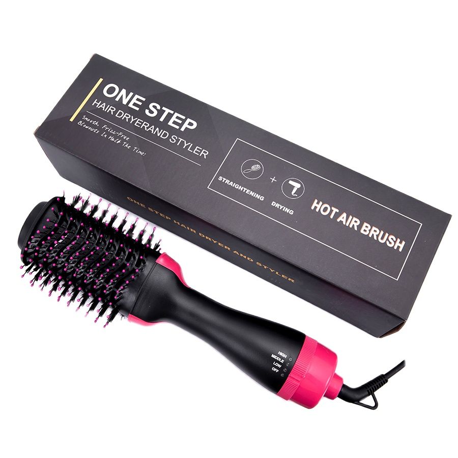 4 In 1 Women Hair Dryer Brush Hair Dryer Straightener Curler Massager One Step Volumizer Hot Air Ha 5