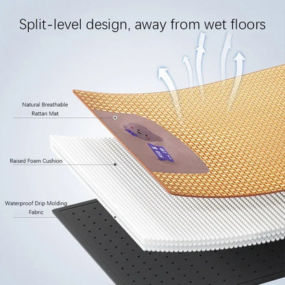 Cooling Mat for Dogs, Summer Cooling Pet Bed, Puppy Basket Bedding, Cats Accessories Cushion, Portable Kennel Accessory