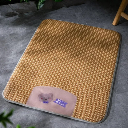 Cooling Mat for Dogs, Summer Cooling Pet Bed, Puppy Basket Bedding, Cats Accessories Cushion, Portable Kennel Accessory