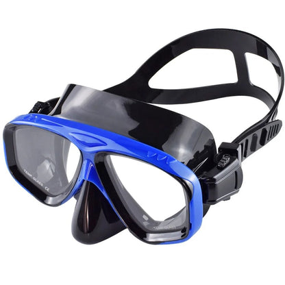 Snorkel And Diving Mask With Tempered Glass Lens And Silicone Skirt 9