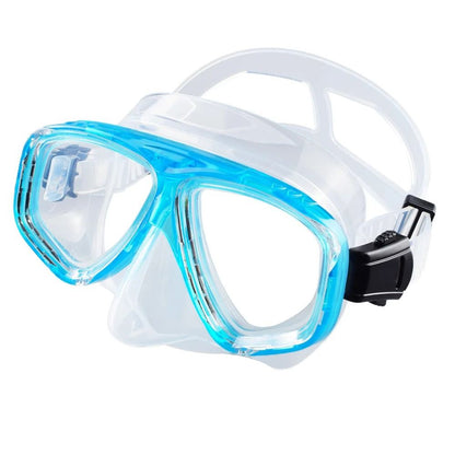 Snorkel And Diving Mask With Tempered Glass Lens And Silicone Skirt 6