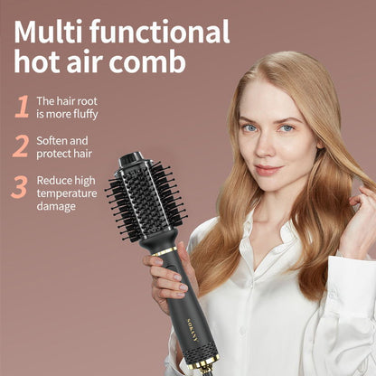 Hot Air Comb Hair Bar Sokany, Negative Ion Quick Drying Hair Brush, Lightweight Styling Tool for Smooth Shine