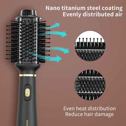 Hot Air Comb Hair Bar Sokany, Negative Ion Quick Drying Hair Brush, Lightweight Styling Tool for Smooth Shine