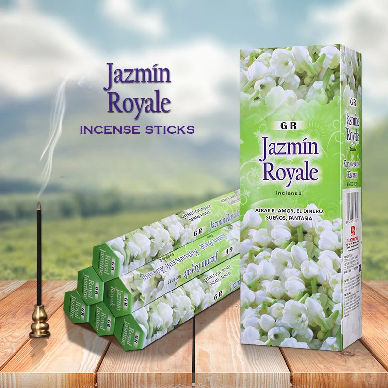 Indian Incense White Sage Meditation Lavender Rose Yoga Aromatherapy Sticks, Air Purifying & Deodorization