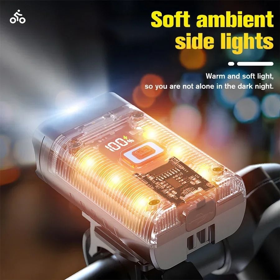 Rechargeable LED Bike Headlight With Waterproof Design And Multiple Modes 1