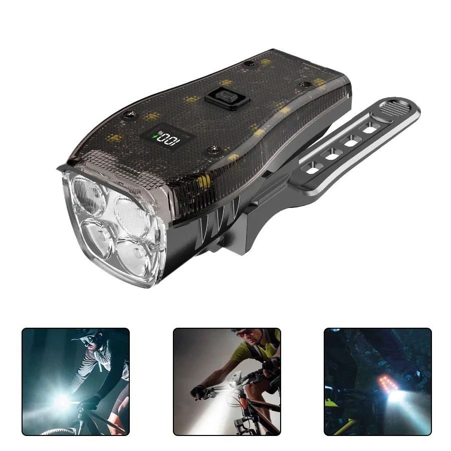 Rechargeable LED Bike Headlight With Waterproof Design And Multiple Modes 8