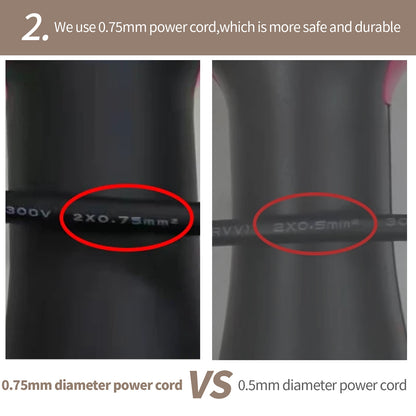4 in 1 Hot Air Brush with Negative Ion Blow and Comb, Hair Curler Wand Straightener, Volumizing Styler for Smooth Hair