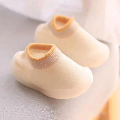 Soft Soled Baby Socks Shoes Infant Color Matching Toddler Girls Boys First Walkers Cute Child Floor Sneakers BeBe Doll