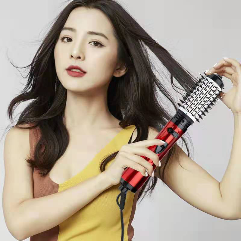 Electric Hair Styling Powerful Hair Dryer Brush, Curling and Straightening, Professional Hot Air Brush for Smooth Hair