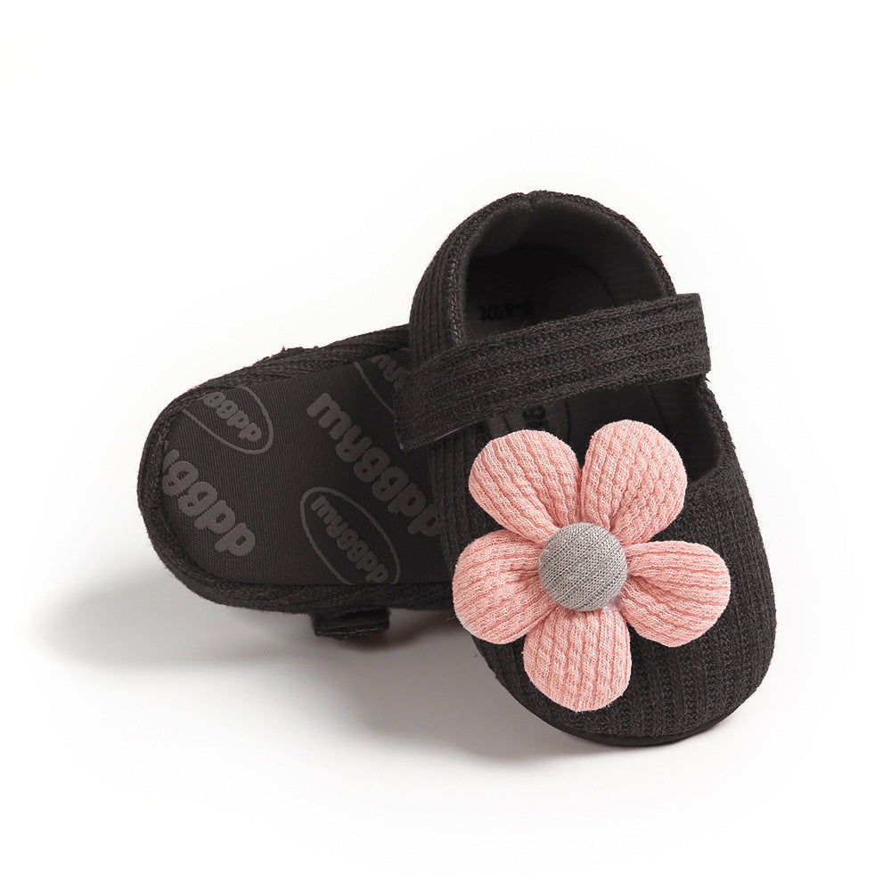 Baby Girls Cotton Shoes Retro Style Spring Autumn Prewalkers Infant Soft Bottom Toddler First Walki 2