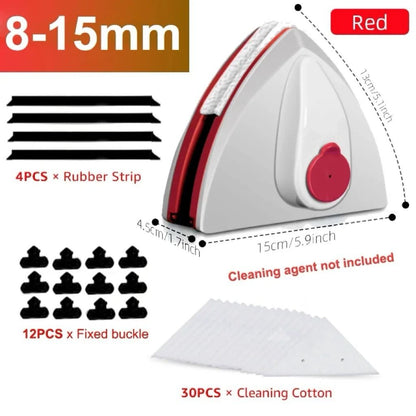 Magnetic DoubleSided Window Cleaner Brush With Automatic Water Discharge 9