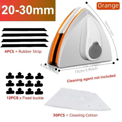 Magnetic DoubleSided Window Cleaner Brush With Automatic Water Discharge 7